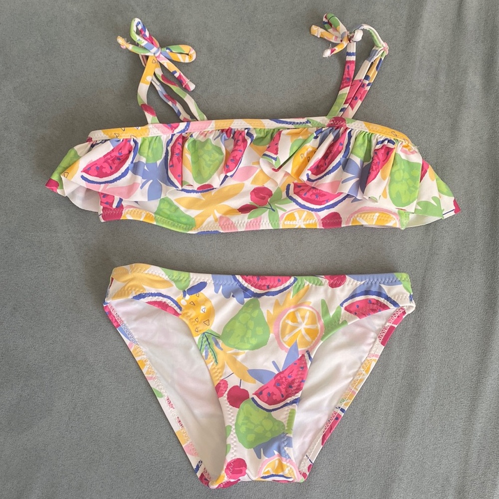 Girls Fruit Ruffle Bikini